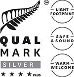 Qualmark 4 star plus silver sustainable tourism business-award